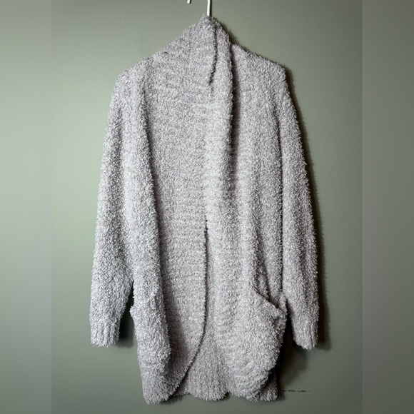 Honeydew Intimates Women’s Gray Shaggy Cardigan Size Small Pockets Cozy - Picture 1 of 7
